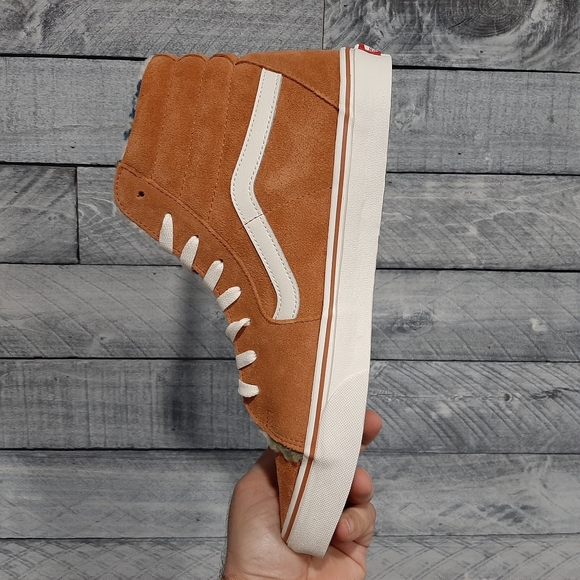Vans Sk8 Hi Suede Sherpa Mens Shoes 13 - Picture 6 of 8